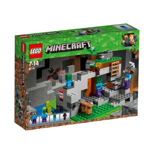 LEGO Minecraft Zombiegrottan - 21141 i gruppen  hos Spelexperten (21141)