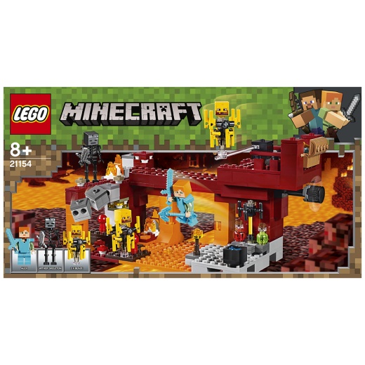LEGO Minecraft - Den flammande bron 21154 i gruppen  hos Spelexperten (21154)