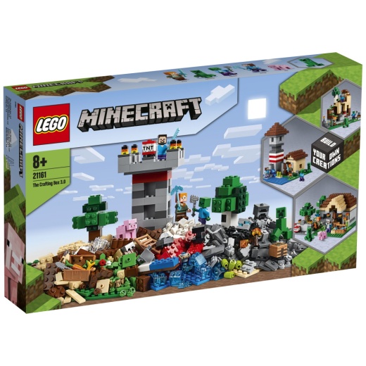 LEGO Minecraft - Skaparlådan 3.0 i gruppen LEKSAKER / Lego hos Spelexperten (21161)