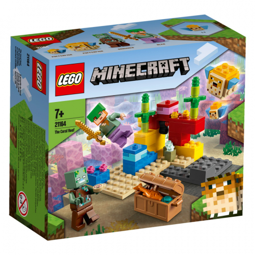 LEGO Minecraft - Korallrevet i gruppen LEKSAKER / LEGO / LEGO Minecraft hos Spelexperten (21164)
