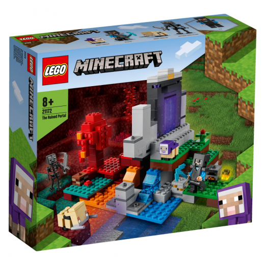 LEGO Minecraft - Den förstörda portalen i gruppen LEKSAKER / LEGO / LEGO Minecraft hos Spelexperten (21172)