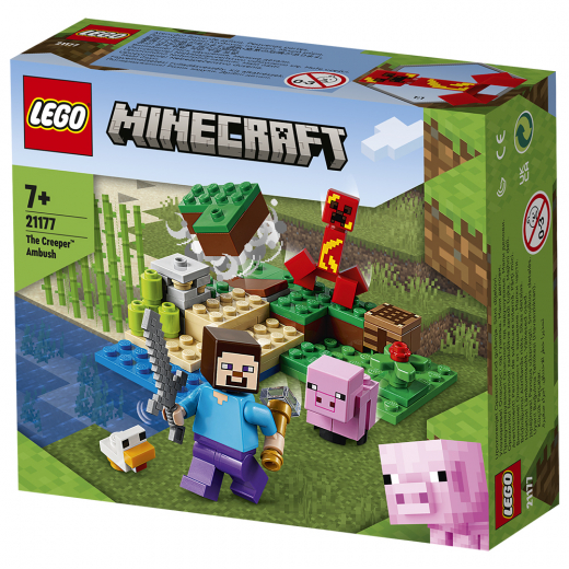 LEGO Minecraft - Creeper™ attacken i gruppen LEKSAKER / LEGO / LEGO Minecraft hos Spelexperten (21177)