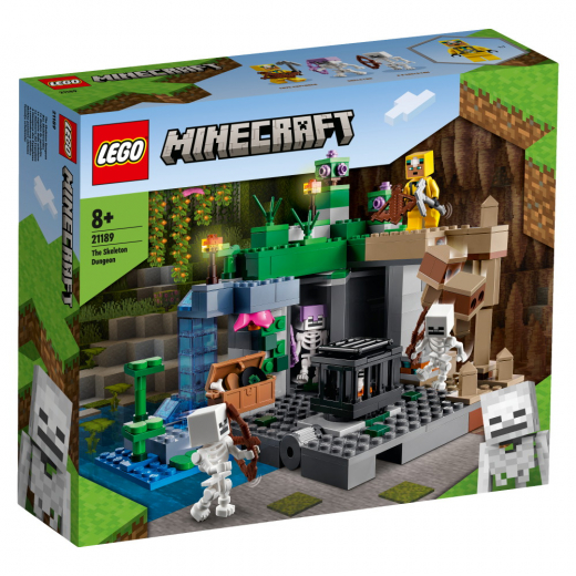 LEGO Minecraft - Skelettgrottan i gruppen  hos Spelexperten (21189)