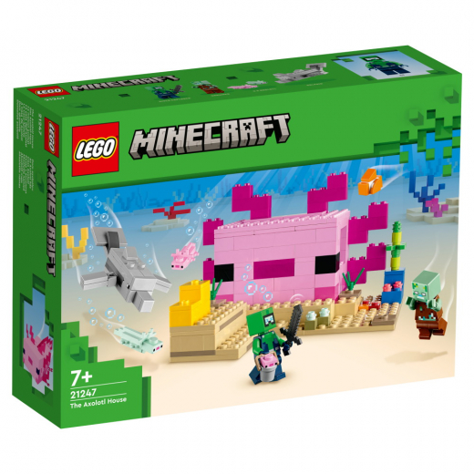 LEGO Minecraft - Axolotlhuset i gruppen LEKSAKER / LEGO / LEGO Minecraft hos Spelexperten (21247)