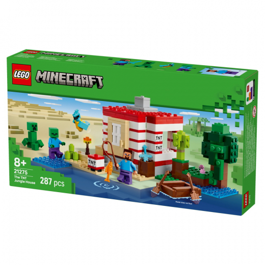 LEGO Minecraft - Dynamithuset i djungeln i gruppen LEKSAKER / LEGO / LEGO Minecraft hos Spelexperten (21275)