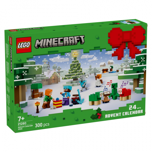 LEGO Adventskalender - Minecraft 2025 i gruppen LEKSAKER / LEGO / LEGO Adventskalender hos Spelexperten (21280)