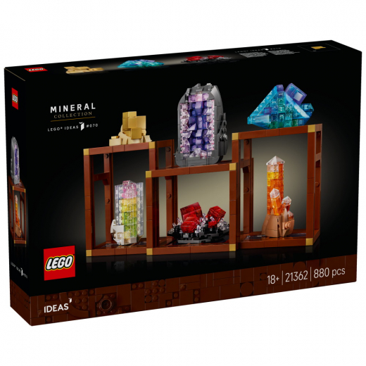 LEGO Ideas - Mineralsamling i gruppen LEKSAKER / LEGO hos Spelexperten (21362)