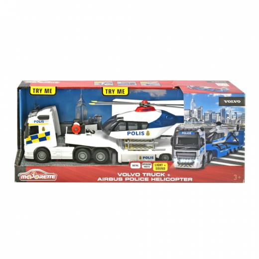 Volvo FH-16 Svensk Polislastbil + Helikopter i gruppen  hos Spelexperten (213716000033)