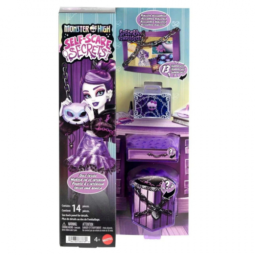Monster High - Self-Scare Secrets Spectra Vondergeist i gruppen LEKSAKER / Figurer och lekset / Monster High hos Spelexperten (218-2660)