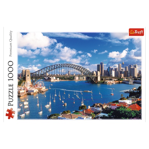 Trefl Pussel: Port Jackson, Sydney 1000 Bitar i gruppen  hos Spelexperten (22-10206)