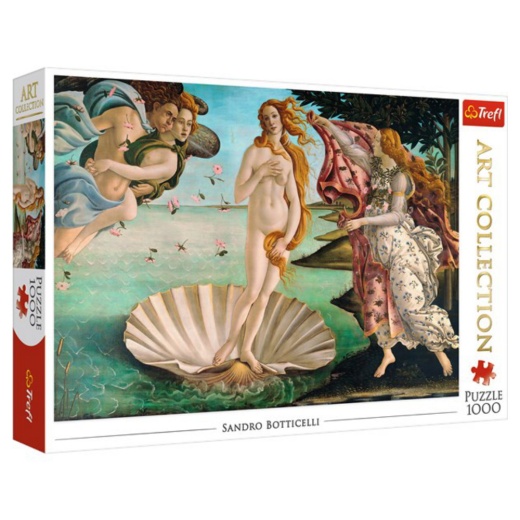 Trefl Pussel: The Birth of Venus, Sandro Botticelli 1000 Bitar i gruppen PUSSEL / 1000 bitar hos Spelexperten (22-10589)