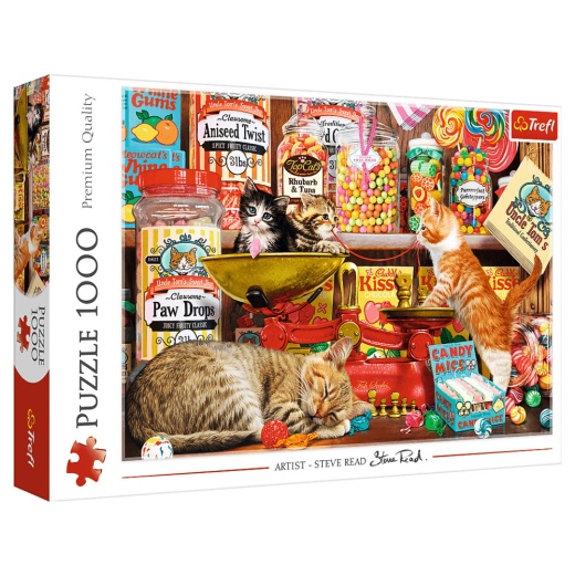 Trefl Pussel: Cat's Sweets 1000 Bitar i gruppen PUSSEL / 1000 bitar hos Spelexperten (22-10630)