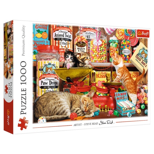 Trefl Pussel: Cat's Sweets 1000 Bitar i gruppen  hos Spelexperten (22-10630)