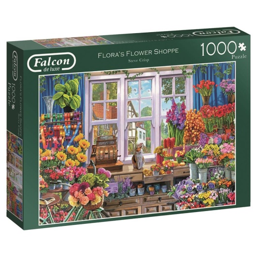 Jumbo Pussel - Flora's Flower Shoppe 1000 bitar i gruppen  hos Spelexperten (22-11196)