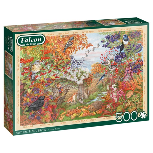 Jumbo Pussel - Autumn Hedgerow 500 Bitar i gruppen  hos Spelexperten (22-11270)