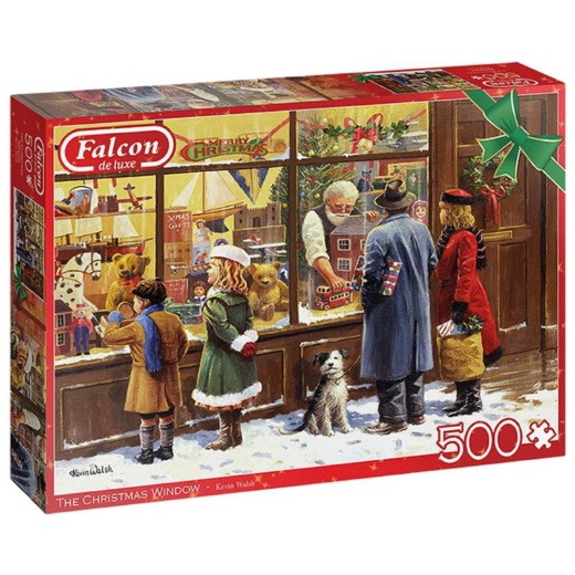 Jumbo Pussel - The Christmas Window 500 Bitar i gruppen  hos Spelexperten (22-11271)