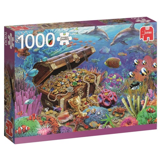 Jumbo Pussel - Under Water Treasure 1000 bitar i gruppen  hos Spelexperten (22-18342)