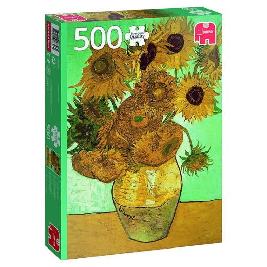 Jumbo Pussel - Van Gogh, Sunflower - 500 Bitar i gruppen  hos Spelexperten (22-18396)