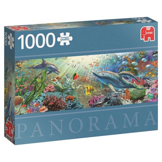 Jumbo Pussel Panorama - Water Paradise 1000 bitar i gruppen  hos Spelexperten (22-18519)