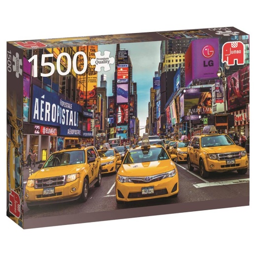 Jumbo Pussel - New York Taxi 1500 bitar i gruppen  hos Spelexperten (22-18527)