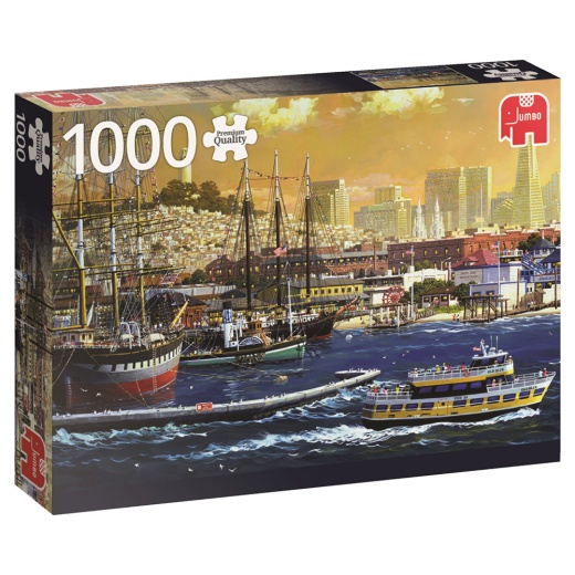 Jumbo Pussel - San Francisco Bay 1000 Bitar i gruppen  hos Spelexperten (22-18552)