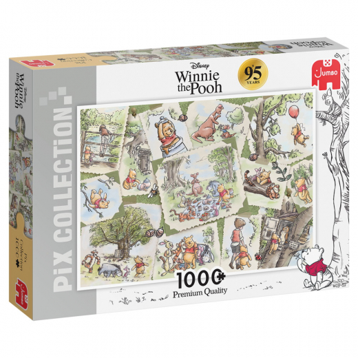 Jumbo Pussel - Winnie the Pooh 1000 Bitar i gruppen PUSSEL / 1000 bitar hos Spelexperten (22-18875)