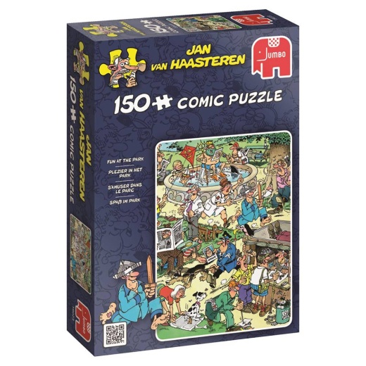 Jan Van Haasteren pussel: Fun At The Park 150 bitar i gruppen PUSSEL / < 750 bitar hos Spelexperten (22-19023)