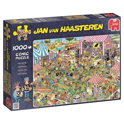 Jan van Haasteren Pussel - Pop Festival 1000 bitar i gruppen  hos Spelexperten (22-19028)