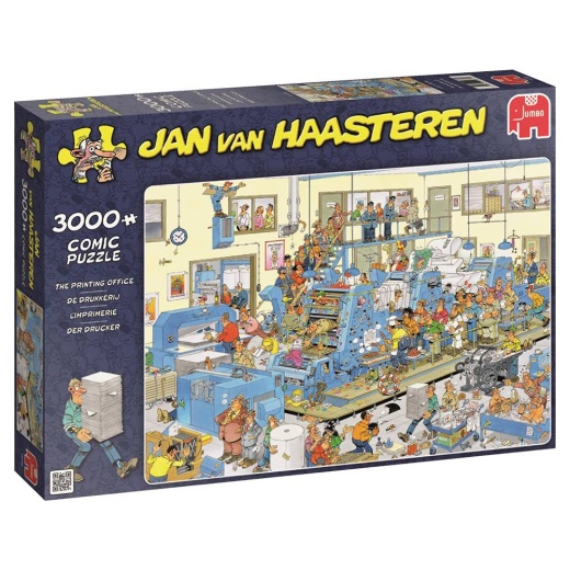 Jan van Haasteren Pussel - The Printing Office 3000 bitar i gruppen  hos Spelexperten (22-19038)