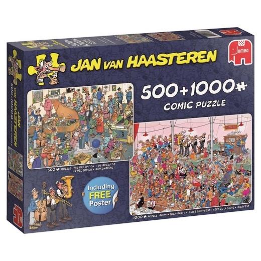 Jan van Haasteren Pussel - The Reception/German Beer Party i gruppen  hos Spelexperten (22-19058)