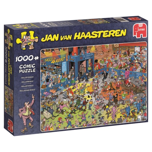 Jan van Haasteren Pussel - Roller Disco 1000 bitar i gruppen  hos Spelexperten (22-19060)