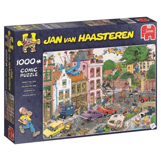 Jan van Haasteren Pussel - Friday the 13th 1000 Bitar i gruppen  hos Spelexperten (22-19069)