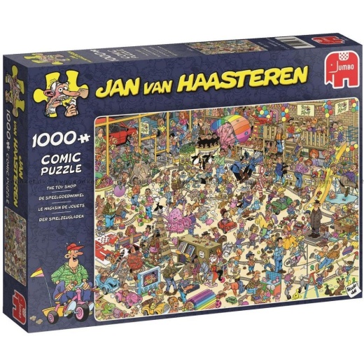 Jan van Haasteren Pussel: The Toy Shop 1000 Bitar i gruppen PUSSEL / 1000 bitar hos Spelexperten (22-19073)