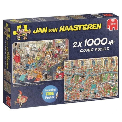 Jan van Haasteren Pussel - X-mas 2 x 1000 bitar i gruppen  hos Spelexperten (22-19082)