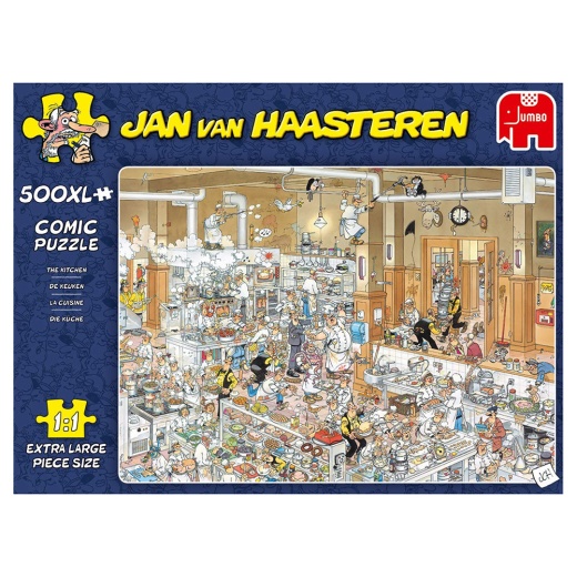 Jan Van Haasteren pussel - The Kitchen XL 500 Bitar i gruppen  hos Spelexperten (22-19085)
