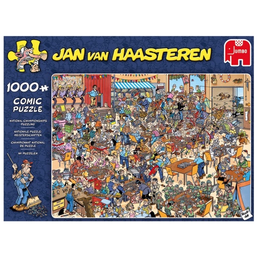 Jan van Haasteren Pussel - National Championship Puzzling 1000 Bitar i gruppen PUSSEL / 1000 bitar hos Spelexperten (22-19090)