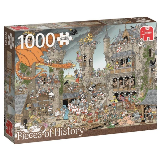 Jumbo - Pieces of History - The Castle 1000 bitar i gruppen PUSSEL / 1000 bitar hos Spelexperten (22-19202)