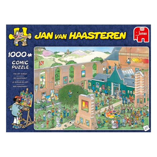 Jan van Haasteren Pussel - The Art Market 1000 Bitar i gruppen PUSSEL / 1000 bitar hos Spelexperten (22-20022)