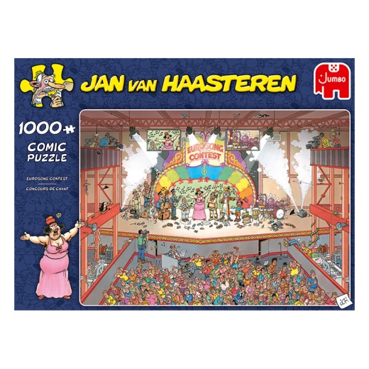 Jan van Haasteren Pussel - Eurosong Contest 1000 Bitar i gruppen PUSSEL / 1000 bitar hos Spelexperten (22-20025)