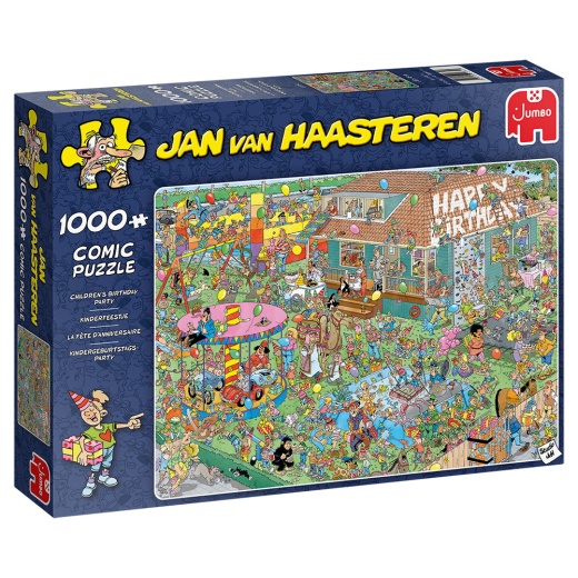 Jan van Haasteren Pussel: Children's Birthday Party 1000 Bitar i gruppen PUSSEL / 1000 bitar hos Spelexperten (22-20035)