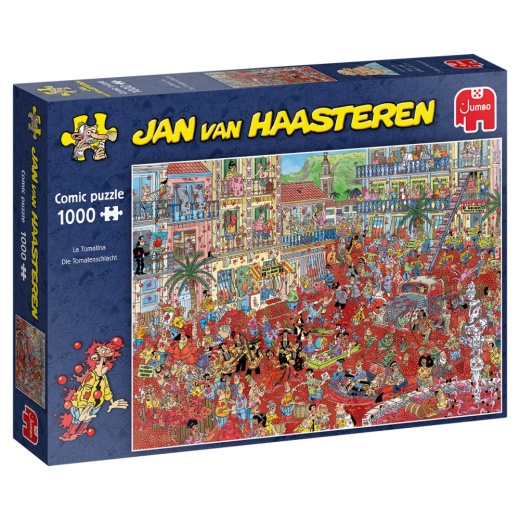 Jan van Haasteren Pussel: La Tomatina 1000 Bitar i gruppen PUSSEL / 1000 bitar hos Spelexperten (22-20043)