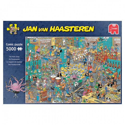 Jan van Haasteren Pussel: The Music Shop 5000 Bitar i gruppen  hos Spelexperten (22-20050)