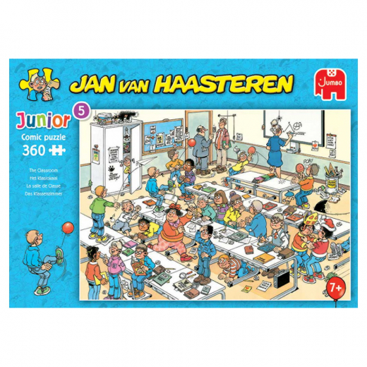 Jan van Haasteren Pussel: The Class Room 360 Bitar i gruppen PUSSEL / < 625 bitar hos Spelexperten (22-20062)