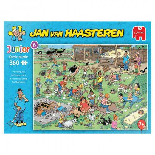 Jan van Haasteren Pussel: The Petting Zoo 360 Bitar i gruppen PUSSEL / < 750 bitar hos Spelexperten (22-20063)