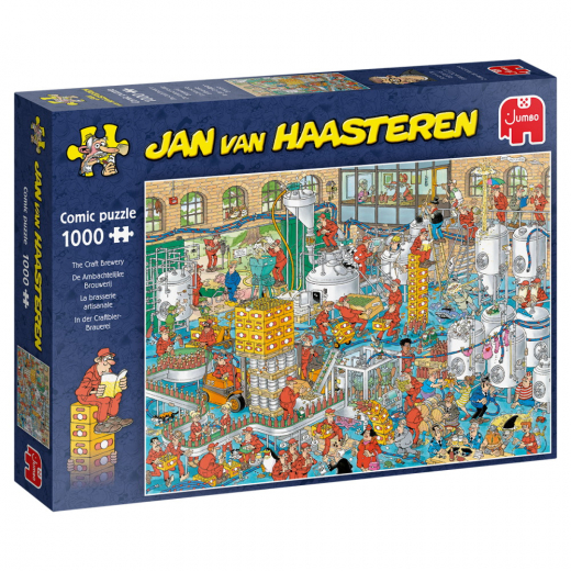 Jan van Haasteren Pussel: The Craft Brewery 1000 Bitar i gruppen PUSSEL / 1000 bitar hos Spelexperten (22-20065)