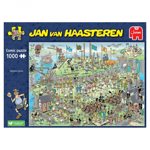 Jan van Haasteren Pussel: Highland Games 1000 Bitar i gruppen PUSSEL / 1000 bitar hos Spelexperten (22-20069)