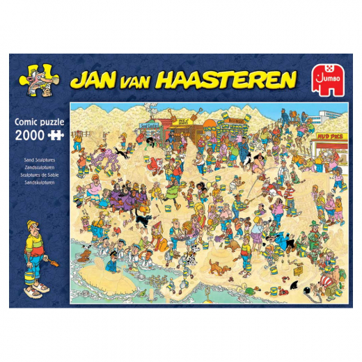 Jan van Haasteren Pussel: Sand Sculptures 2000 Bitar i gruppen PUSSEL / 2000 bitar > hos Spelexperten (22-20072)