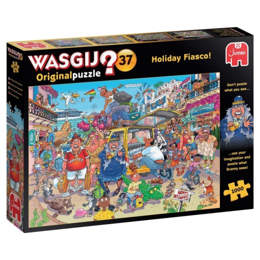 Wasgij? Original #37: Holiday Fiasco! 1000 bitar i gruppen PUSSEL / Wasgij hos Spelexperten (22-25004)