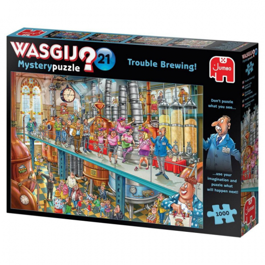 Wasgij? Mystery #21 - Trouble Brewing! 1000 Bitar i gruppen PUSSEL / Wasgij hos Spelexperten (22-25006)