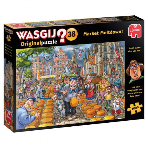 Wasgij? Original #38 - Market Meltdown! 1000 Bitar i gruppen PUSSEL / Wasgij hos Spelexperten (22-25010)